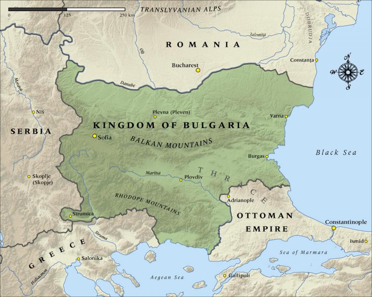 mapa de antiguo búlgaro