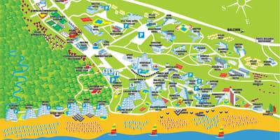Mapa de albena, Bulgaria