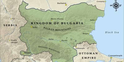 Mapa de antiguo búlgaro