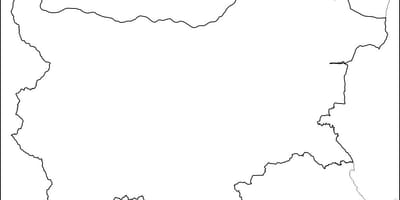 Mapa de Bulgaria esquema del mapa