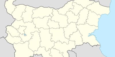 Mapa de Bulgaria mapa vectorial