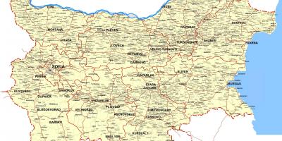 Bulgaria mapa del país